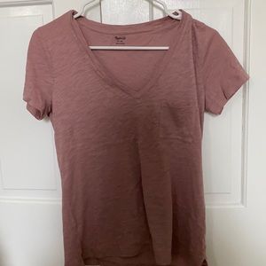 Madewell v neck t shirt